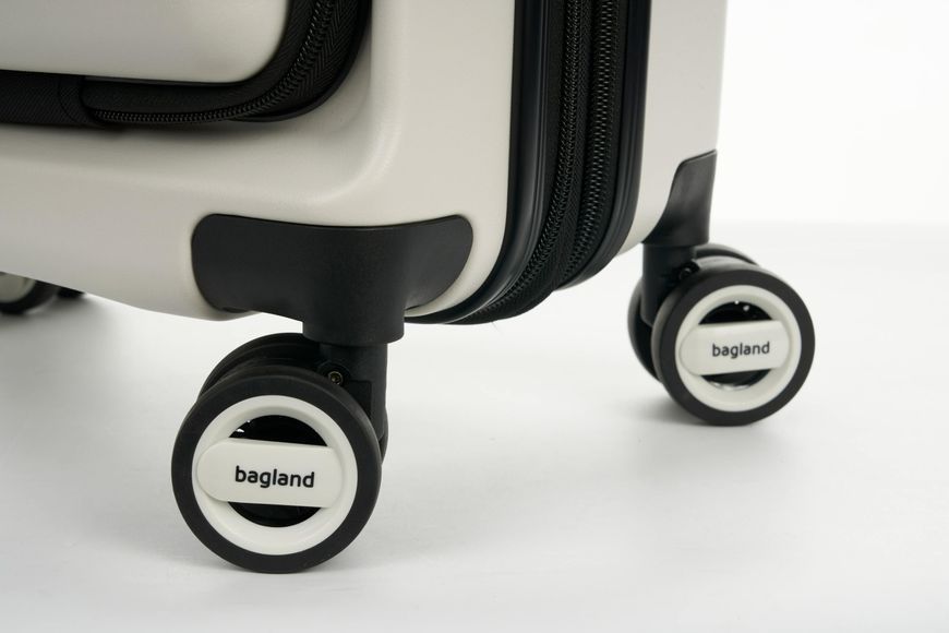 Чемодан Bagland Velo маленький 40 л. белый (00322020) 11407217692222 фото