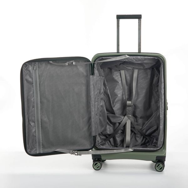 Чемодан Bagland Velo средний 72 л. хаки (00322024) 11406217672222 фото